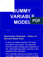 Dummy Variable Final