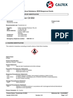 Transformer Oil BSI: Safety Data Sheet