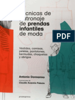 Técnicas de Patronaje de Prendas Infantiles de Moda. Antonio Donnanno. 236