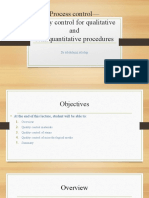 Process Control - Quality Control For Qualitative and Semiquantitative Procedures