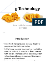 Frying Technology: Food Lipids Technology (PPP 417)