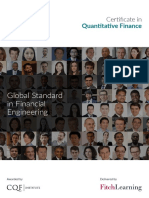 Global Standard in Financial Engineering: Quantitative Finance