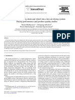 Integration of A Rotary Desiccant Wheel Into A Hot-Air Drying System: Drying Performance and Product Quality Studies