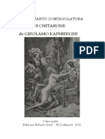 Kapsberger Libro Quarto Di Chitarrone Parte 2