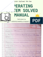 OS Solved Manual 22516