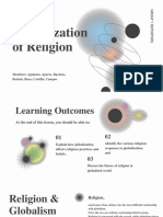 The Globalization of Religion: Members: Apalacio, Apares, Baylosis, Batistis, Buca, Cartilla, Campos