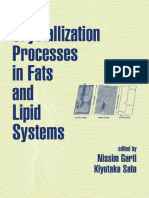 Crystallization Processes in Fats and Lipid Systems