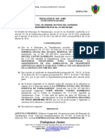 Resolucion Pago Convenio Ambulancia