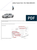 Disposición de Los Fusibles Toyota Yaris