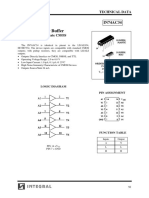 Hex Noninverter Buffer: Technical Data