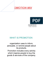 Promotion Mix: Presented By