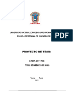 Esquema Proyecto Tesis