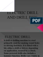 Electric Drill and Drill Bits