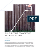 Build A Four Transistor Metal Detector