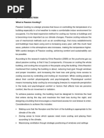 Passive Cooling Principles