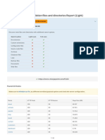 URL Fuzzer - Discover Hidden Files and Directories Report (Light)