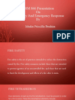 HSE - Fire Safety and Emergency Control