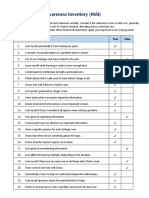 UTS Metacognitive Awareness Inventory