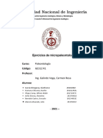 Ejercicios de Micropaleontología