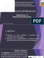 Practica #12 Proceso de Repujado