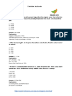 Deloitte Aptitude: in Demand, He Again Increases The Price by 10 Percent. How Much Percent Profit He Gets