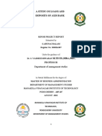 A Study On Different Deposits and Loans of Axis Bank