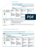 Scoring Rubric For Question 1: Poetry Analysis (6 Points)