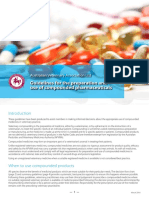 Guidelines For Preparation and Use of Compounded Pharmaceuticals