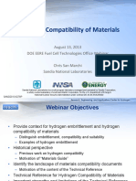 Hydrogen Compatibility of Materials