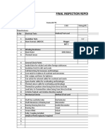 Motors Overhauling Checklist