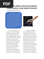 Texto Argumentativo - Legalización de Armas