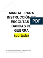 Manual para Instrucción de Escoltas y Bandas de Guerra 2018