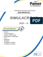 Simulacro 13 - Area B