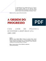 A Ordem Do Progresso - Resumo