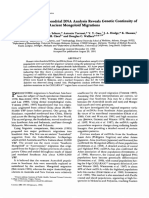 Ballinger Et Al. 1992 Southeast Asian Mitochondrial DNA Analysis Reveals Genetic Continuity of Ancient Mongoloid Migrations