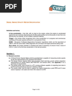 Diesel Smoke Opacity Meter Specification