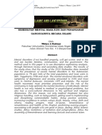 Kesehatan Mental Masa Kini Dan Penanganan Gangguannya Secara Islami