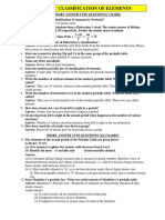 Periodic Classification of Elements