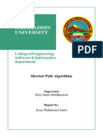 Shortest Path Algorithms