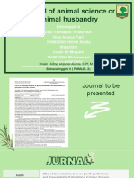 Kelompok 4 - Journal of Animal Science or Animal Husbandry