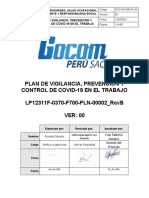 Plan de Vigilancia, Prevención y Control de COVID-19 en El Trabajo