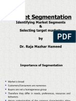 1 Market Segmentation and Targeting