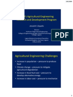 UPLB's Agricultural Engineering Research and Development Program