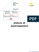 Manual de Mantenimiento: DOCUMENTO: CTR 01 YTY DMO YKG 00001 Cliente: Cobra ORDEN: CTR COM OC CPI 042 Rev. 0