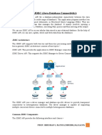 Unit 1: JDBC (Java Database Connectivity)