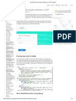Facebook Like Header Notification in PHP - Phppot
