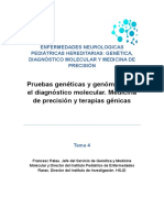 TEMA 4: Enfermedades Neurológicas Pediátricas Hereditarias Genética, Diagnóstico Molecular y Medicina de Precisión