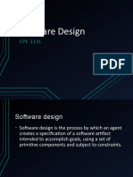 Software Design: CPE 223L