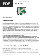 Manual - Tutorial de Vim