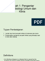 Kuliah 01 - Pengantar Mikrobiologi Kedokteran